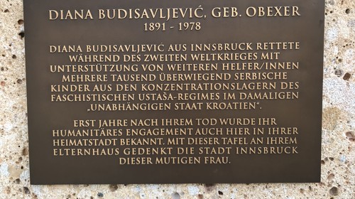 6. Spaziergang der Erinnerungen für Diana Budisavljević