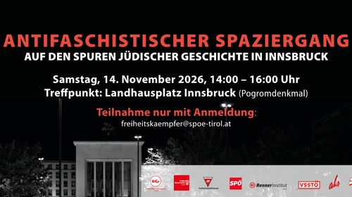 Martina Egger: Antifaschistischer Spaziergang: Auf den Spuren jüdischer Geschichte in Innsbruck