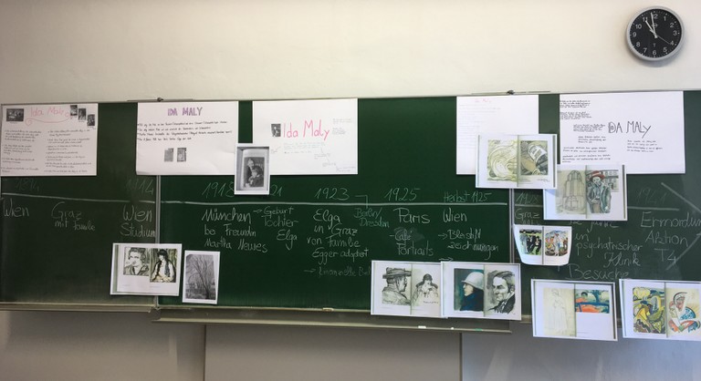 Zeittafel zur Biografie von Ida Maly (Foto: Isabel Mendoza und Selina Shirin Stritzel)