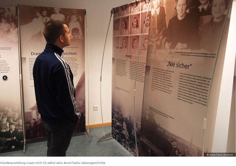 Wanderausstellung " Lasst mich ich selbst sein. @ Anne Frank Zentrum
