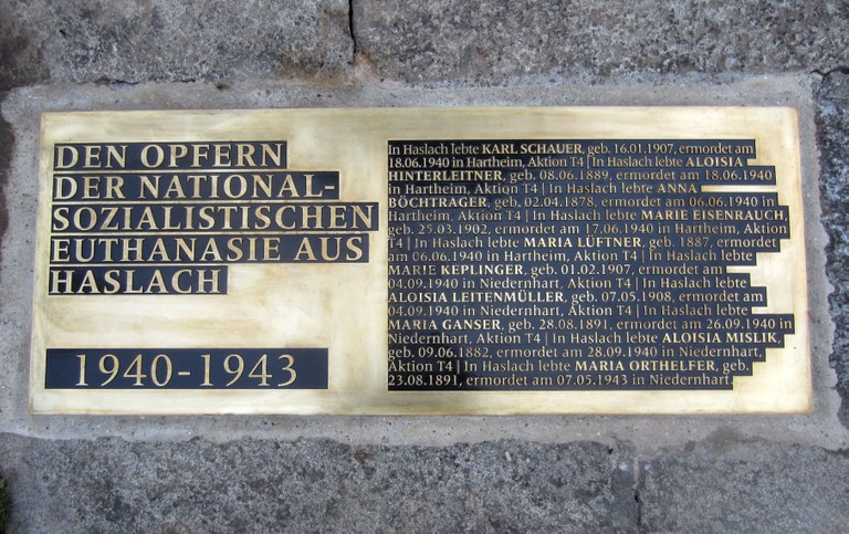 Euthanasiegedenktafel Haslach an der Mühl