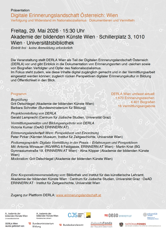Einladung: DERLA-Präsentation Wien